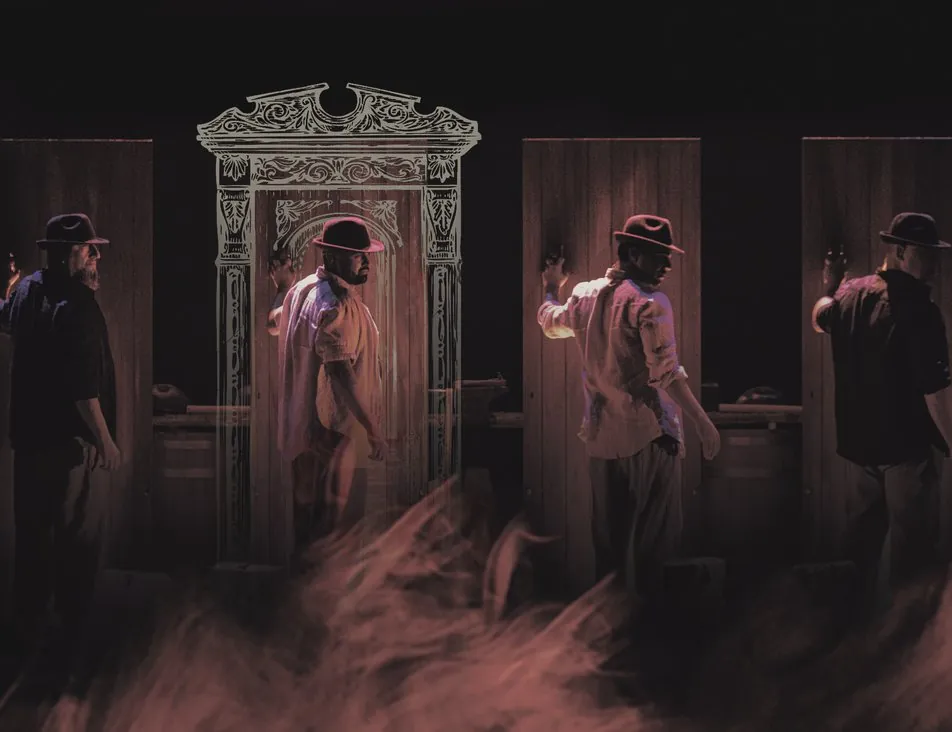 El hogar — escena del espectáculo Arona